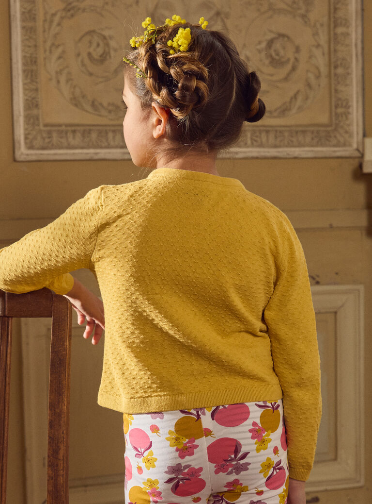 Yellow CARDIGAN MLACARETTE / 25E2PFK1CAR010