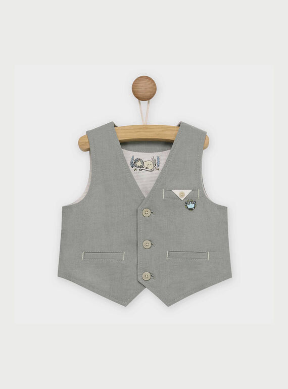 Kaki Sleeveless Jacket RYBRYANE / 19E1BGR1GSM604