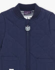 Navy blue quilted jacket FILIPE / 23E1BG51VES070