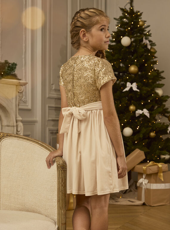 Ivory DRESS LEINETTE / 24H2PFT2ROB005