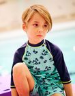 Child boy turquoise anti-UV t-shirt CYSURFAGE / 22E4PGO2TUV203