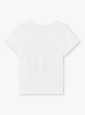 Baby boy white and green T-shirt BADAEL / 21H1BG21TMC632