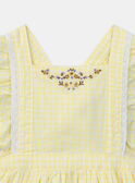 Yellow gingham dress  KOCHASETTE / 24E2PFD1CHS808