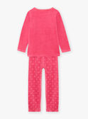 Pink phosphorescent pyjama set with Halloween motif and matching bag, child girl BEBOUETTE / 21H5PFH1PYJD331