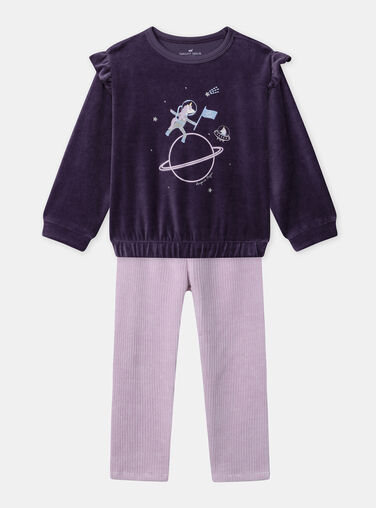 Purple PYJAMA Purple PYJAMA NECENETTE / 25H5PFD3PYJ712