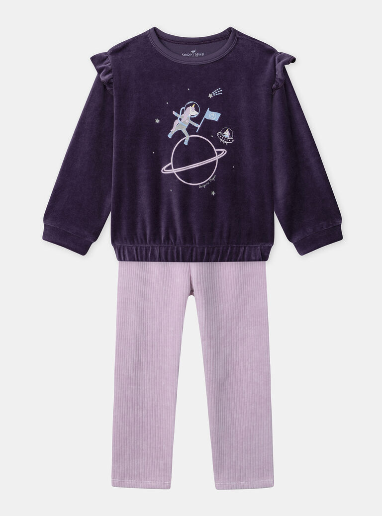 Purple PYJAMA Purple PYJAMA NECENETTE / 25H5PFD3PYJ712