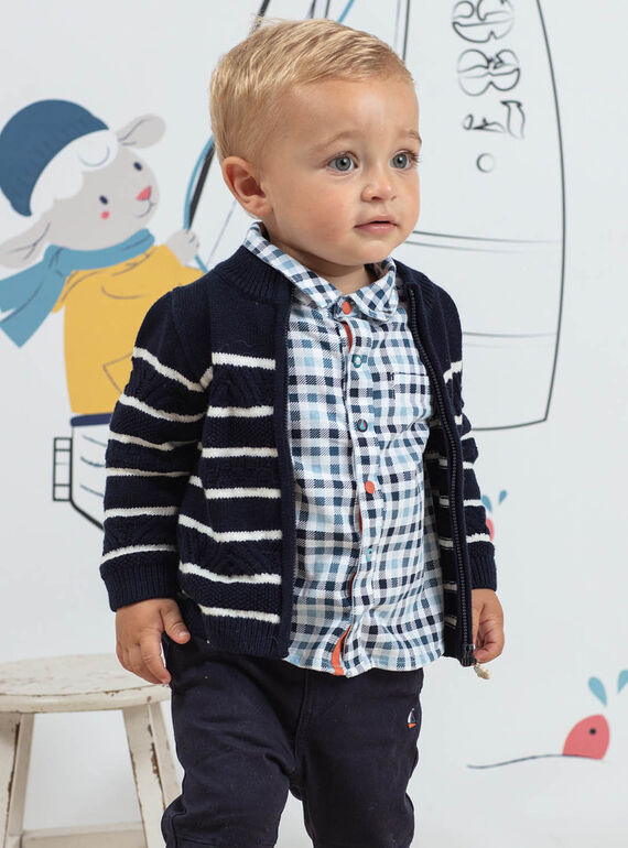 Baby Boy's Fancy Stripe Knit Vest BANELSON / 21H1BGL1GILC205