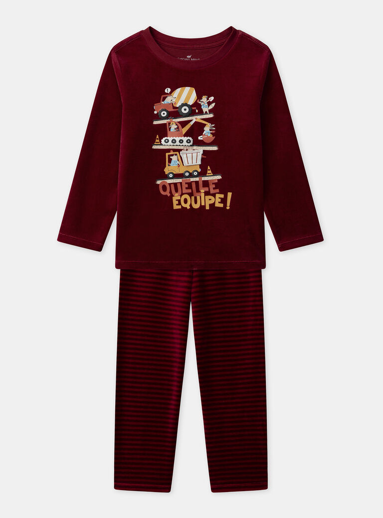 Dark burgundy PYJAMA Dark burgundy PYJAMA NECAMIAGE / 25H5PGD4PYJ503