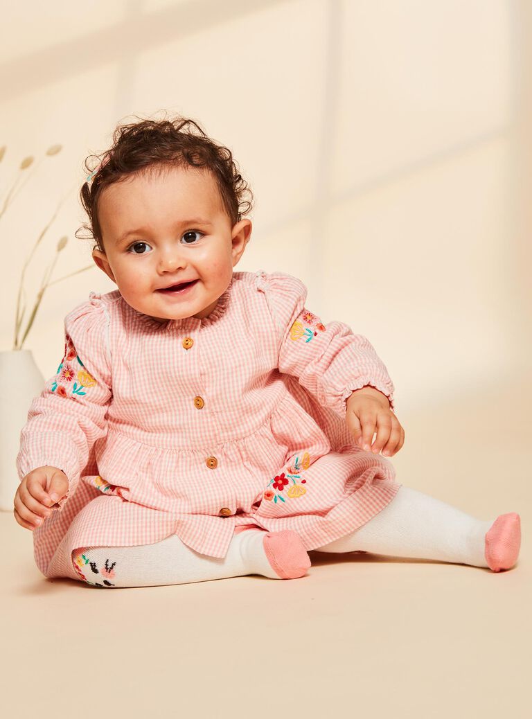 Tights ecru jacquard mouse FADIANA / 23E4BFB1COL001