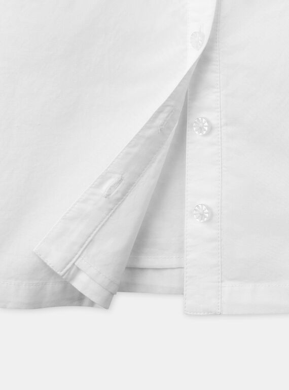 Ecru cotton poplin blouse LEBLOZETTE / 24H2PFJ1CHE001