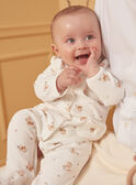 Off white BABYGROW LOTUS / 24H0NM12GRE001