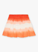 Dark orange tie-dye short skirt FLYJUPETTE / 23E2PFR1JUP407