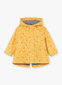 2 in 1 yellow hooded parka ZUANAELLE / 21E1BFM1IMPB114
