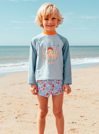 Blue sky UV TEE SHIRT Blue sky UV TEE SHIRT MRUPOUAGE / 25E4PGC4TUV020