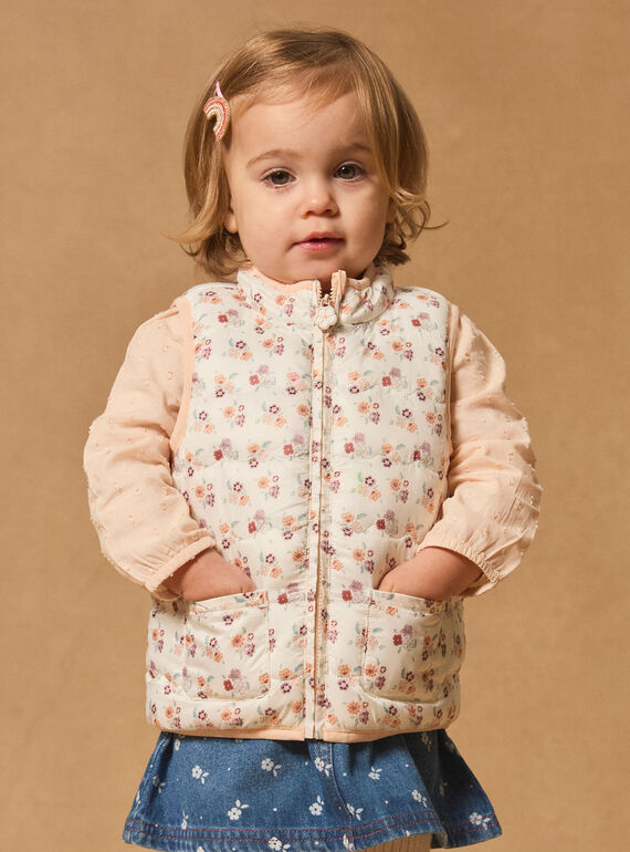 Orange DOWN JACKET MABLANCHE / 25E1BF71D3EE403