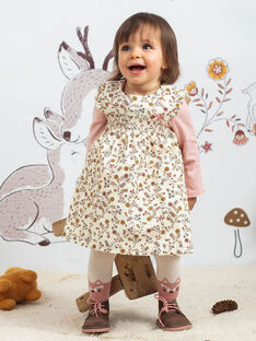 Baby girl flowery print dress BAIME / 21H1BFJ1CHS001