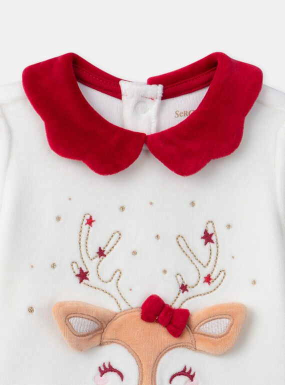 Off white BABYGROW LEDANIELA / 24H5BFF1GRE001