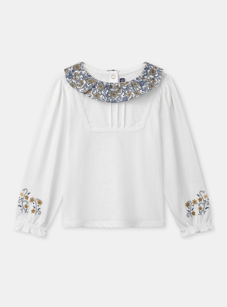 Off white TEE SHIRT LS NLOCORETTE / 25H2PFW2TML009