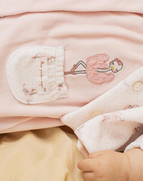 Baby Girl Pajama & Vest Set DOMITILE / 22H0NF11ENS001