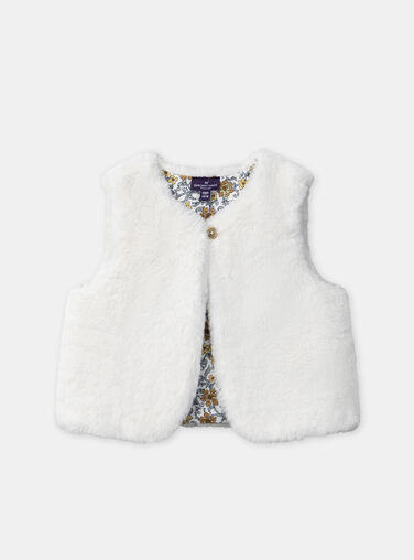 Off white CARDIGAN WHITHOUT SLEEVES NANORA / 25H1BFW1CSM009