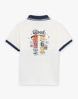 Child boy colorblock polo shirt CIDODAGE / 22E3PGJ1POLA001