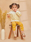 Yellow knitted cardigan KALAURIE / 24E1BFD1CAR001