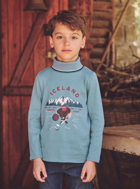 Blue TURTLE NECK NLUHOCAGE / 25H3PGX1SPLC219