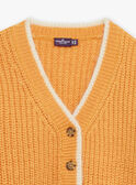 Ochre cardigan GLOUNGETTE 1 / 23H2PFM1CARB118