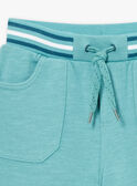 Turquoise fleece bermuda shorts KRIMONAGE 2 / 24E3PGQ1BER202