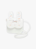 White shoulder bag with rabbit motif child girl CYBFETTE / 22E4PF22BES000