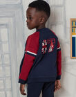 Boy's navy blue and red teddy BEDRAGE / 21H3PG51GIL070