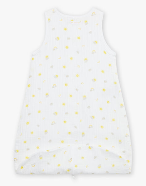 White turbuette with clouds and suns print FORELLE / 23E0AMT1TUR000