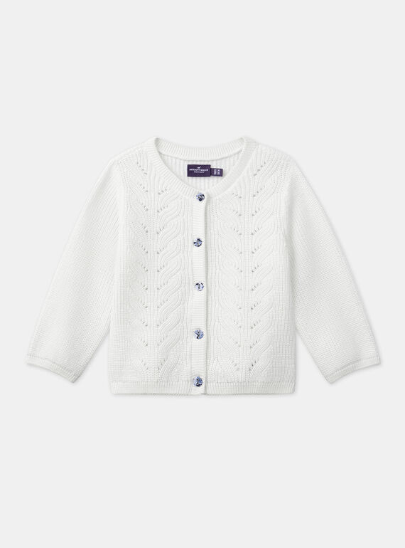 Off white CARDIGAN LACLARISSE / 24H1BFJ1CAR001