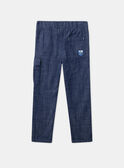 Blue cargo trousers KLASTAGE / 24E3PGN1PANP269