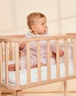 Soft pink heart print sleep suit FECOLINE / 23E5BF21GRE321