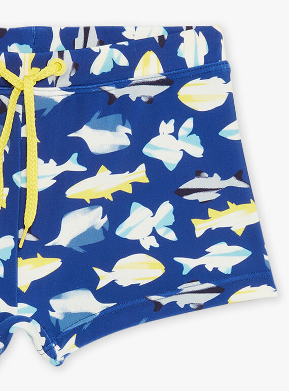 Shark print boxer shorts in ink FRYBOXAGE / 23E4PGM6MAIC214