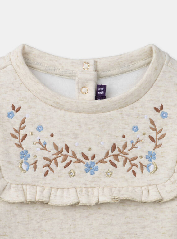 Heather beige SWEAT SHIRT LAREVETTE / 24H2PFS1SWEA011