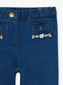 Blue denim slim jeans GINETTE / 23H2PF91JEAP269