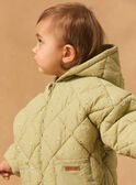 Blue green DOWN JACKET MIMORGANE / 25E1BF31D3E614