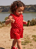 Red star print jumpsuit 22E1BFP1CBL050