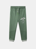 Green JOGGING PANTS LAESTAGE 2 / 24H3PGP4JGBG626