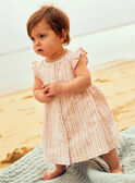 Baby Girl Ecru Dress CASIMONE / 22E1BFN2ROB811