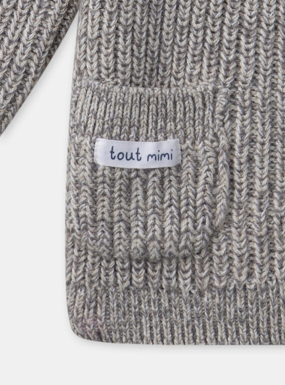 Heather beige CARDIGAN LAOCTAVE / 24H1BGQ1CARA011