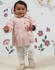 Baby girl pink raincoat with integrated down jacket BINELLY / 21H1BFC2IMPD329