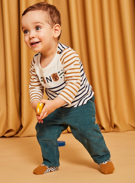 Duck blue corduroy pants DANOE / 22H1BGU2PAN714