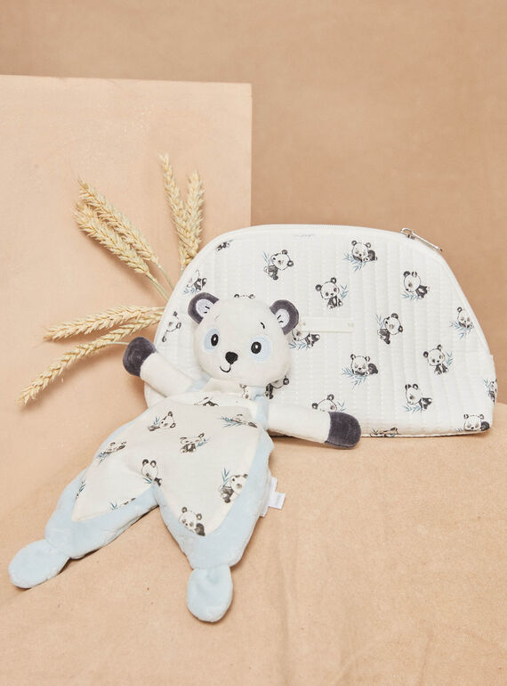 Ecru birth kit in poplin GONUL / 23H0AMB2TRN001