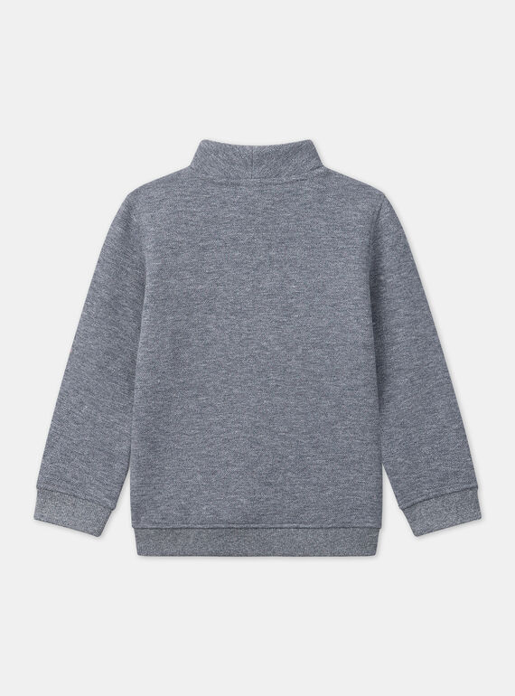 Heathered blue SWEAT SHIRT LYBOCAGE / 24H3PGO1SWE222