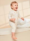 Beige jungle print sleep suit FEDORIAN / 23E5BG25GREA011