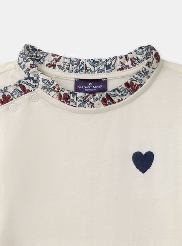 Off white TEE SHIRT LS NLURANETTE / 25H2PFX1TMLA001