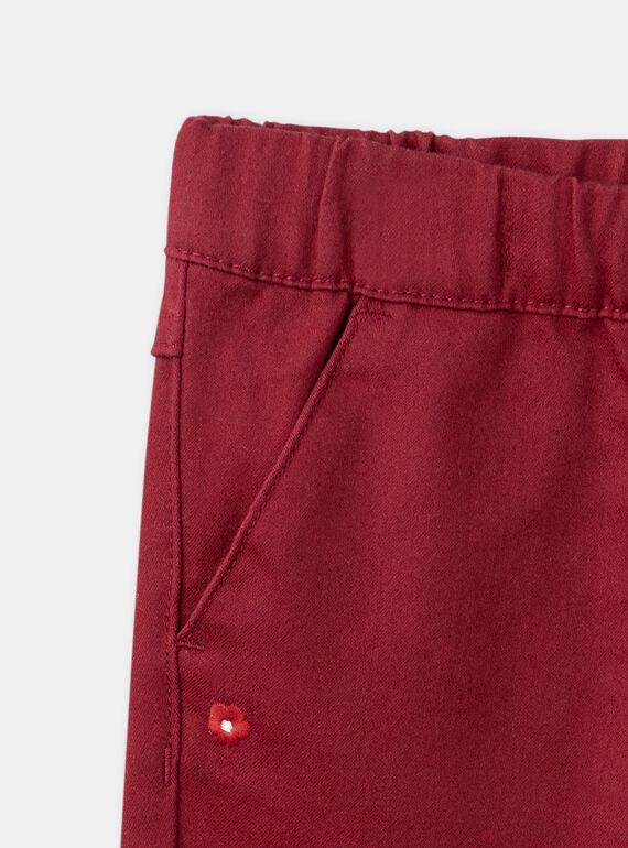 Red PANTS LOJEGETTE / 24H2PFL1PAND307